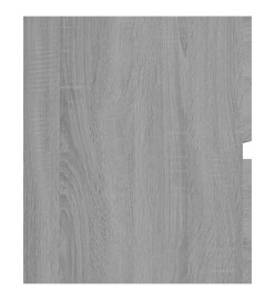 Armoire de lavabo Sonoma gris 90x38,5x45 cm Bois d'ingénierie