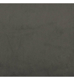 Panneaux muraux 12 pcs Gris foncé 90x15 cm Velours 1,62 m²