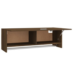 Garde-robe Chêne marron 100x32,5x35 cm Bois d'ingénierie