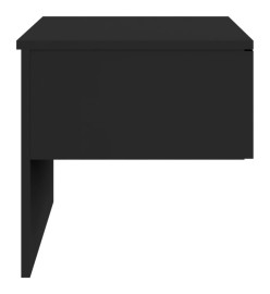 Tables de chevet murales 2 pcs Noir