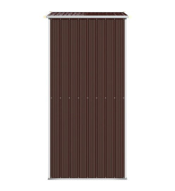 Abri de jardin Marron foncé 192x108x223 cm Acier galvanisé