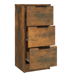 Buffets 3 pcs Chêne fumé Bois d'ingénierie