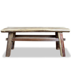 Banc Bois de récupération massif 100 x 28 x 43 cm