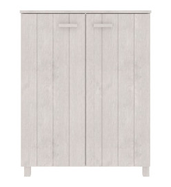 Armoire à chaussures HAMAR Blanc 85x40x108 cm Bois de pin