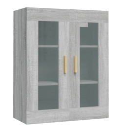 Armoire murale suspendue Sonoma gris 69,5x34x90 cm