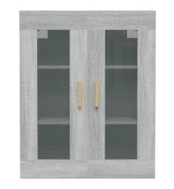 Armoire murale suspendue Sonoma gris 69,5x34x90 cm