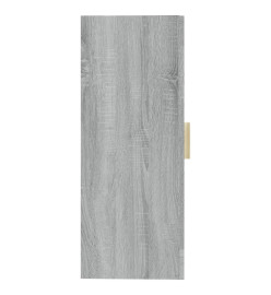 Armoire murale suspendue Sonoma gris 69,5x34x90 cm