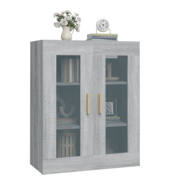 Armoire murale suspendue Sonoma gris 69,5x34x90 cm