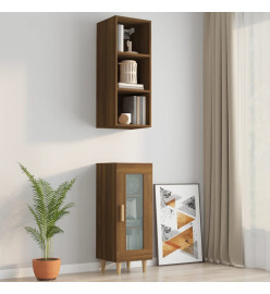 Armoire murale Chêne marron 34,5x32,5x90 cm Bois d'ingénierie