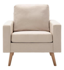 Fauteuil Crème Tissu