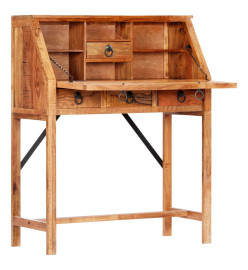 Bureau 90x40x107 cm Bois d'acacia massif