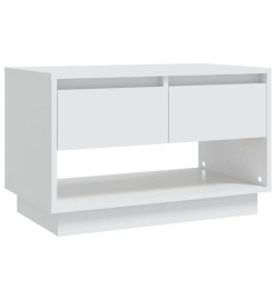 Meuble TV Blanc 70x41x44 cm Aggloméré