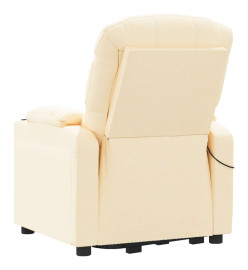 Fauteuil de massage Crème Tissu