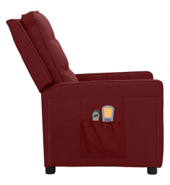 Fauteuil électrique de massage Bordeaux Tissu