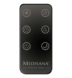 Medisana Humidificateur d'air avec hygromètre AH 675 116 W Noir