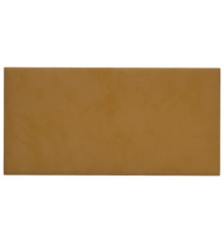 Panneaux muraux 12 pcs Marron 60x30 cm Velours 2,16 m²