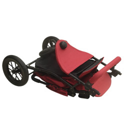 Poussette pour bébé Rouge Acier