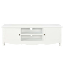 Meuble TV Blanc 120 x 30 x 40 cm Bois