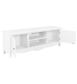 Meuble TV Blanc 120 x 30 x 40 cm Bois