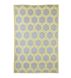 Esschert Design Tapis d'extérieur 182x122 cm Nid d'abeilles