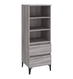 Buffet haut Sonoma gris 40x36x110 cm Bois d'ingénierie