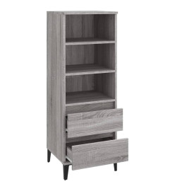 Buffet haut Sonoma gris 40x36x110 cm Bois d'ingénierie