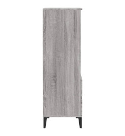 Buffet haut Sonoma gris 40x36x110 cm Bois d'ingénierie