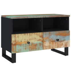 Meuble TV 70x33x46 cm Bois massif de récupération