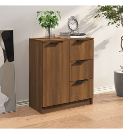 Buffet Chêne marron 60x30x70 cm Bois d'ingénierie