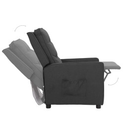 Fauteuil Gris foncé Tissu