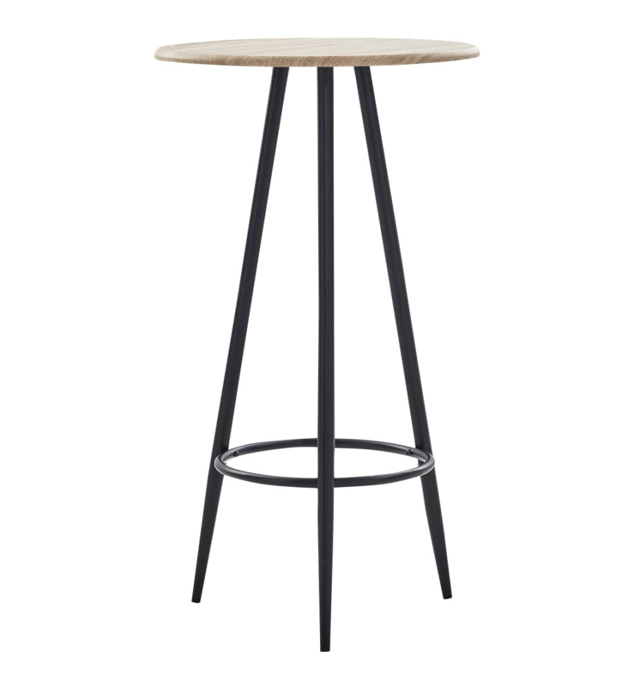 Table de bar Chêne 60 x 107,5 cm MDF