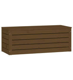 Boîte de rangement Marron miel 89x36,5x33 cm Bois massif pin