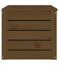 Boîte de rangement Marron miel 89x36,5x33 cm Bois massif pin