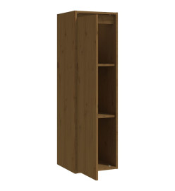 Armoire murale Marron miel 30x30x100 cm Bois de pin massif