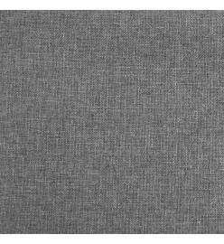 Tabourets de bar lot de 2 gris tissu