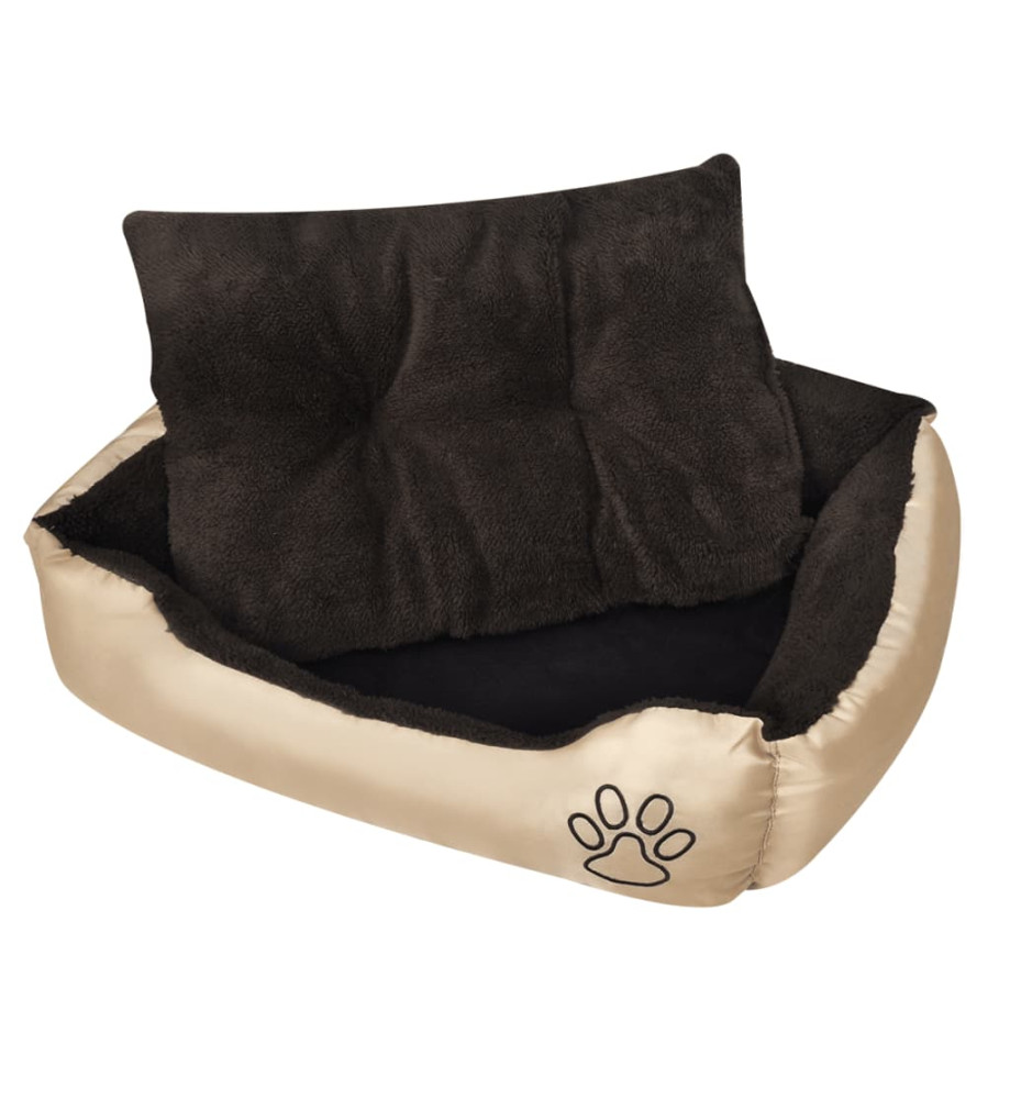 Lit chaud pour chiens avec coussin rembourré Taille XL