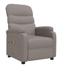 Fauteuil de massage Taupe Tissu