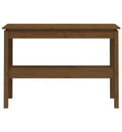 Table console Marron miel 110x40x75 cm Bois de pin solide