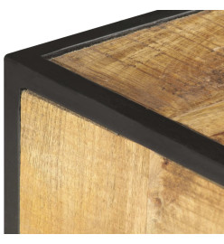 Meuble TV 130x30x39 cm Bois massif de manguier