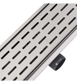 Drain de douche linéaire 930x140 mm acier inoxydable