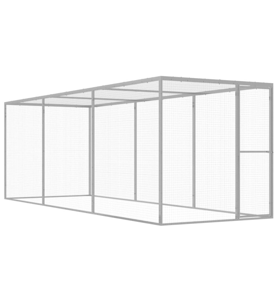 Cage pour chat 4,5x1,5x1,5 m Acier galvanisé