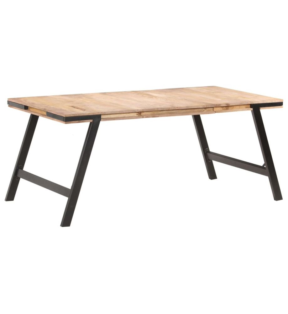 Table de salle à manger 180x90x76 cm Bois de manguier massif