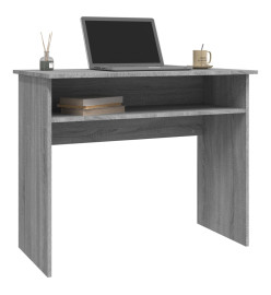 Bureau Sonoma gris 90x50x74 cm Bois d'ingénierie