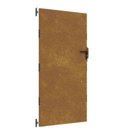 Portail de jardin 85x175 cm acier corten