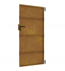 Portail de jardin 85x175 cm acier corten