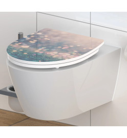 SCHÜTTE Siège de toilette Duroplast fermeture en douceur MAGIC LIGHT