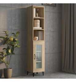 Armoire murale Chêne sonoma 34,5x32,5x90 cm Bois d'ingénierie