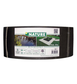 Nature Bordure de jardin 14 cm x 10 m 7 mm Noir