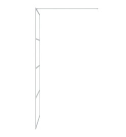 Paroi de douche Argenté 90x195 cm Verre ESG transparent