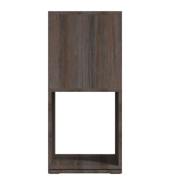 Armoire rotative Gris et chêne 34,5x34,5x75,5 cm Aggloméré